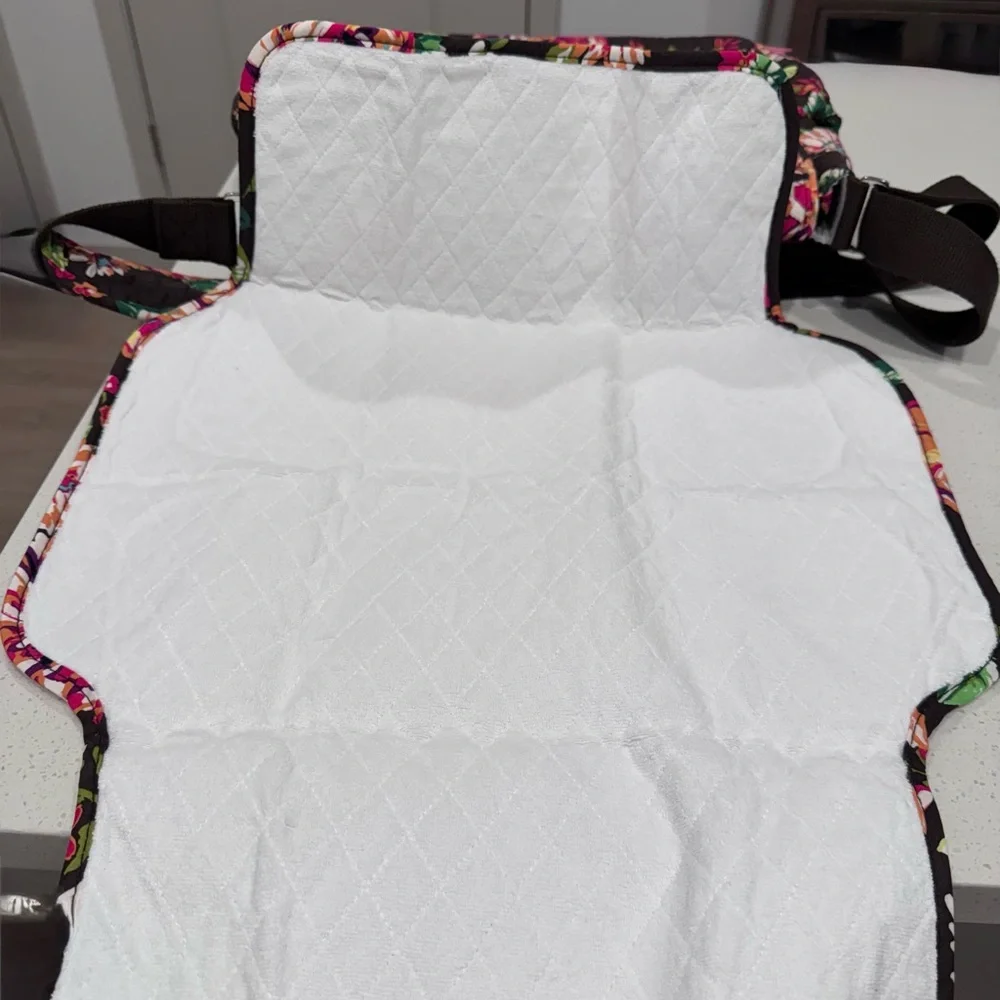 NWT Vera Bradley Messenger Baby Bag in English Rose Floral
